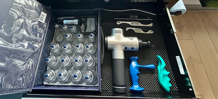Graston Equipment In A Toolbox